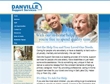 Tablet Screenshot of danvillesupports.com